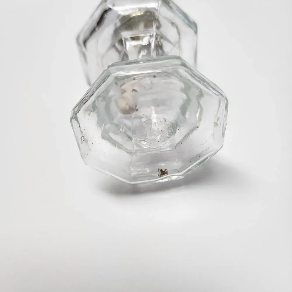 Vintage Miniature Clear Glass Oil Lamp Wexford By Anchor Hocking 6.5